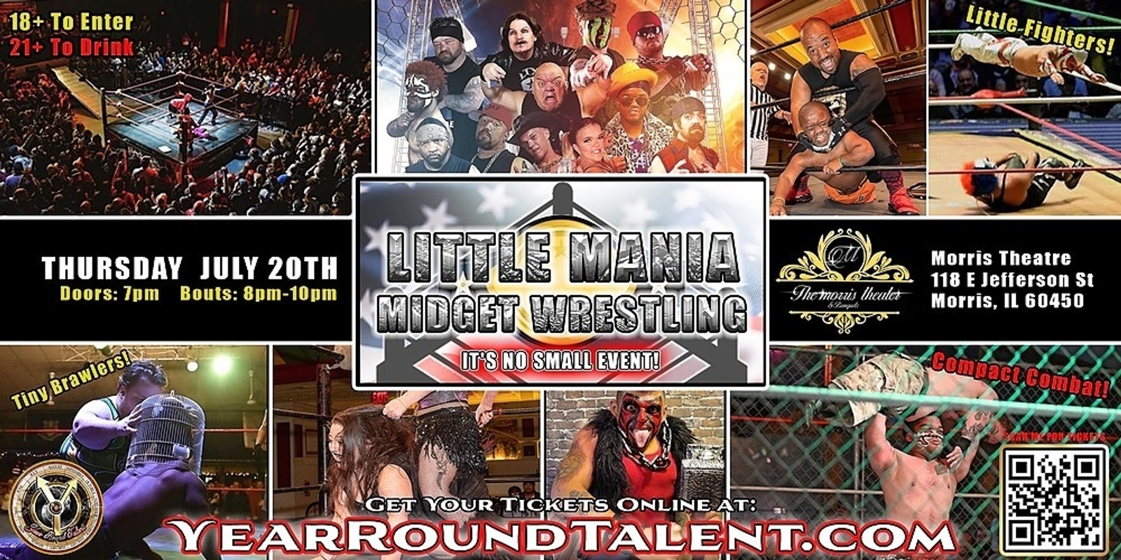 Banner image for Morris, IL - Little Mania Micro Wrestlers Tear Through the Ring!