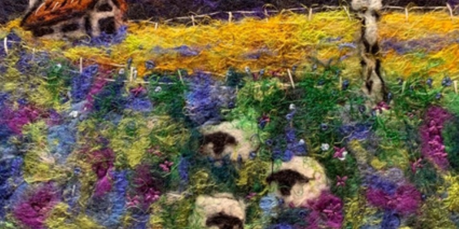 Banner image for POSTCARDS FROM THE HERD (Wet & Dry Felting a Picture)