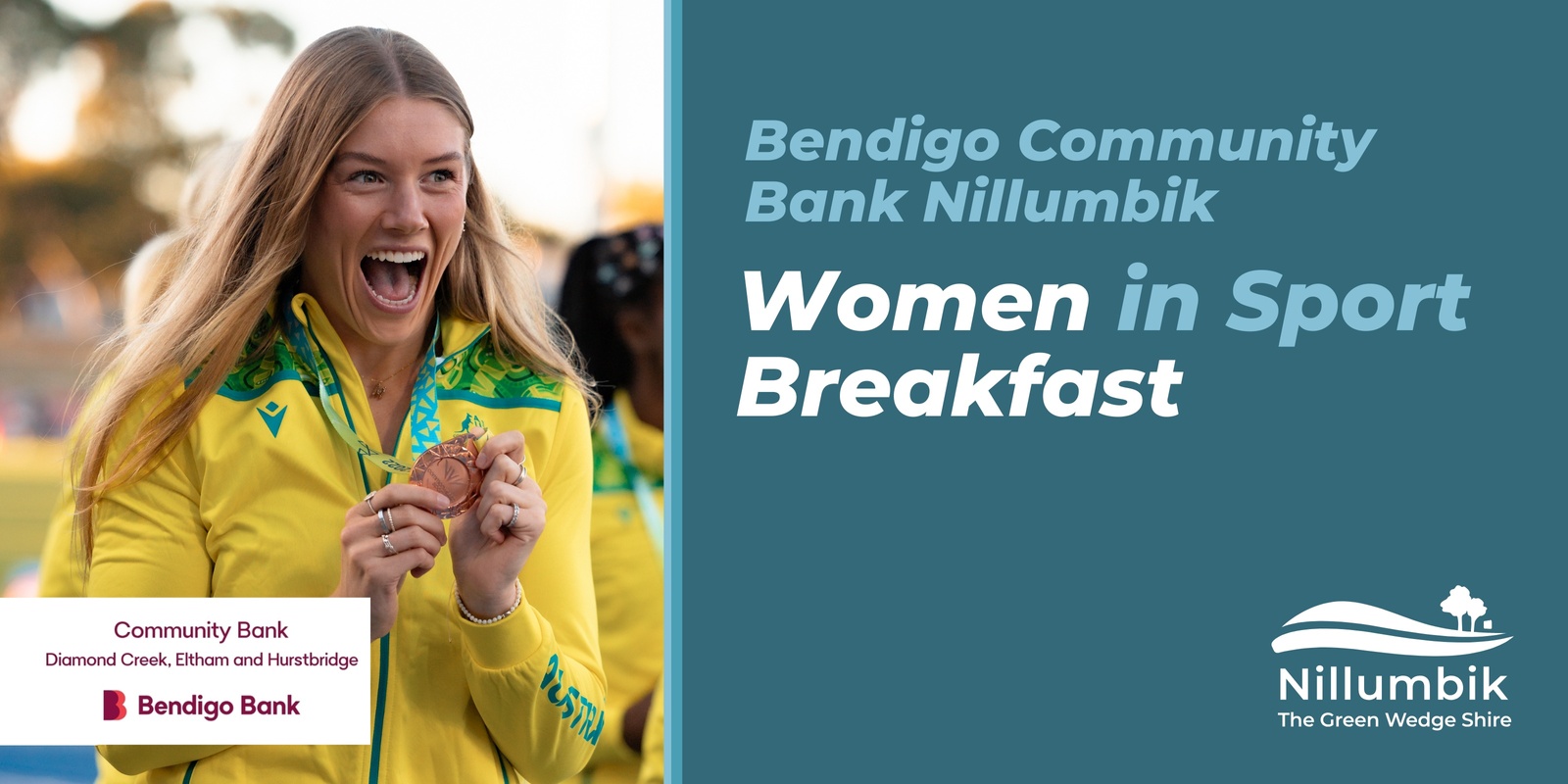 Banner image for Bendigo Community Bank Women in Sport Breakfast