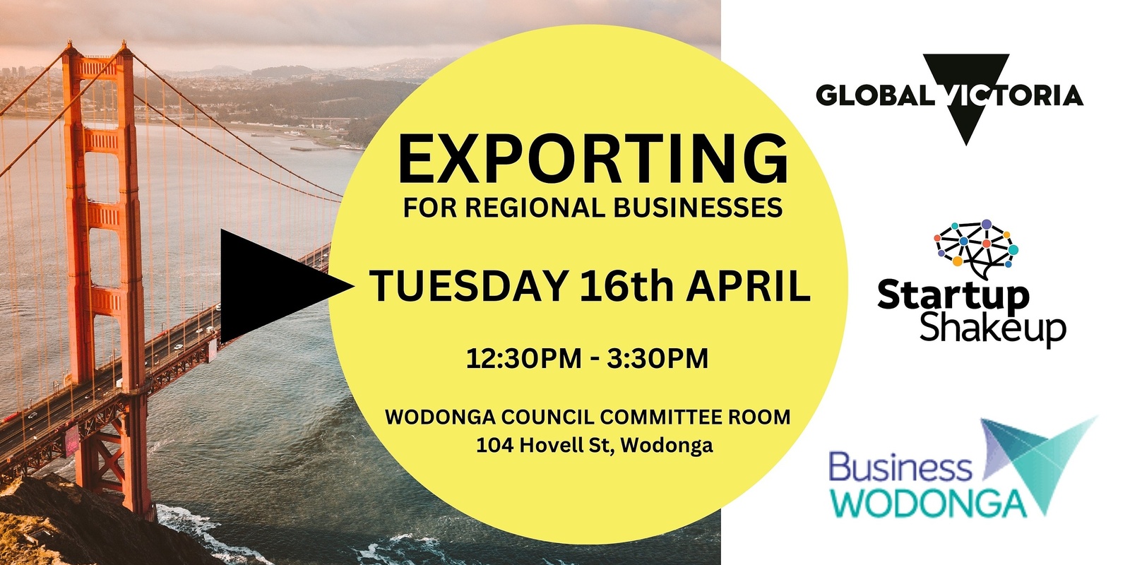 Banner image for Exporting for Regional Businesses (Wodonga)