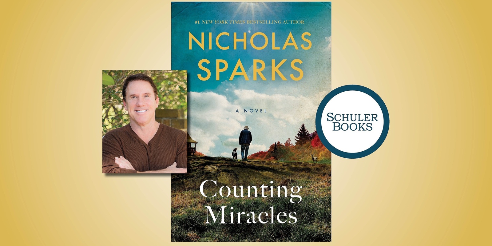 Banner image for Counting Miracles with Nicholas Sparks Pre-sale