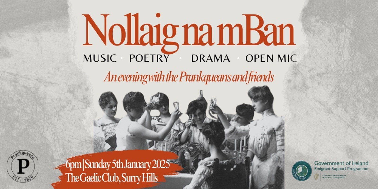 Banner image for 'Nollaig na mBan', An evening with the Prankqueans & Friends