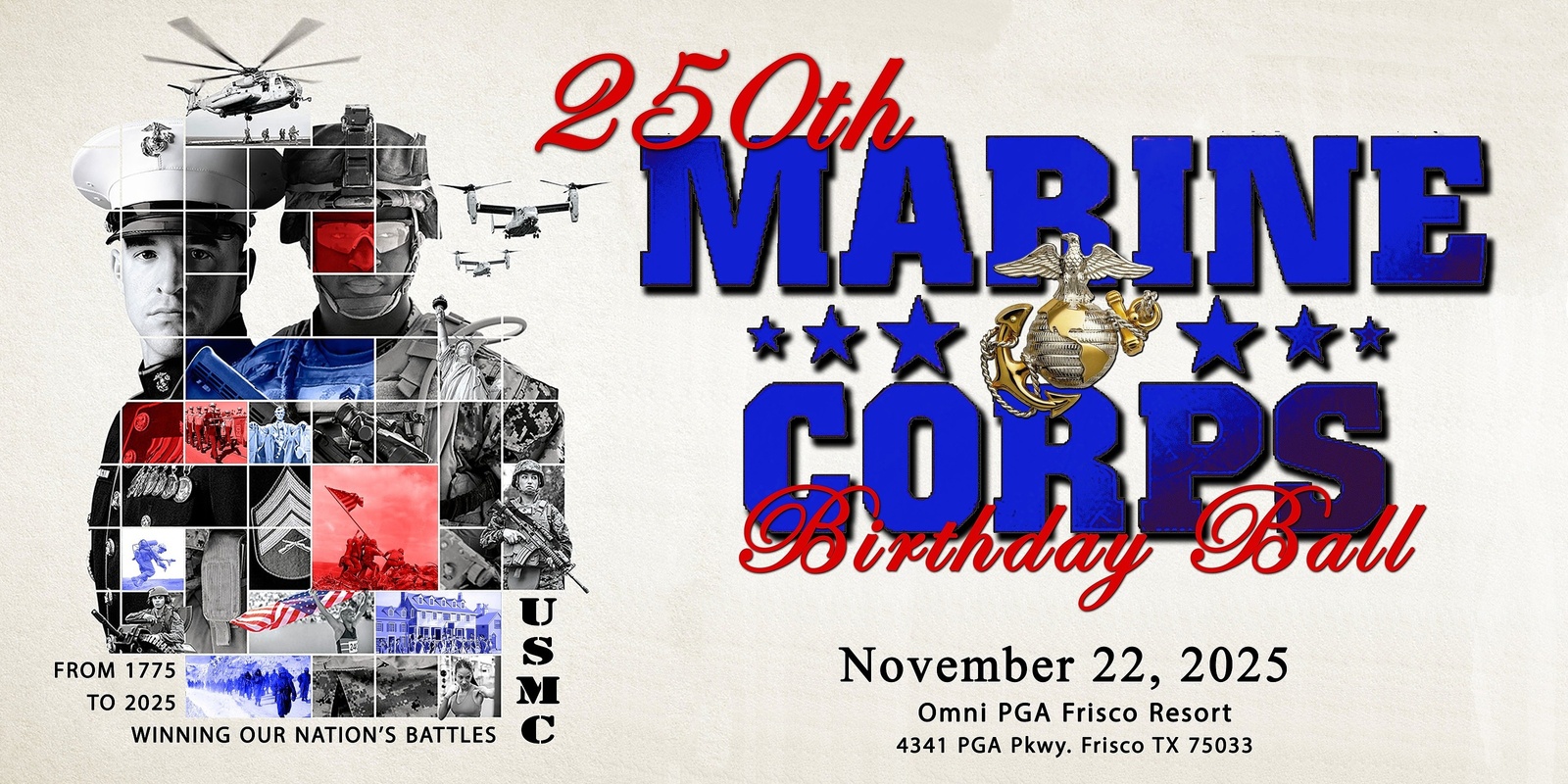 Banner image for 250th Marine Corps Birthday Ball