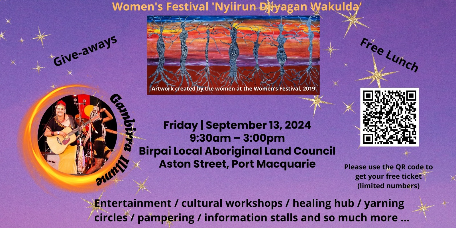 Banner image for 2024 Nyiirun Djiyagan Wakulda Women's festival 