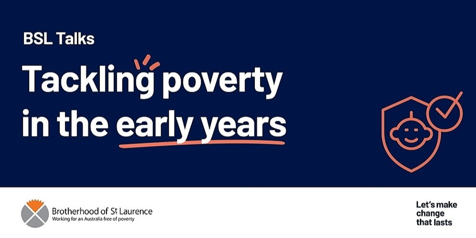 Banner image for BSL Talks - Tackling Poverty in the Early Years