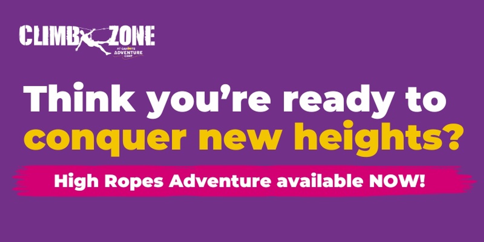 Banner image for High Ropes Course Adventure Sessions - 2025