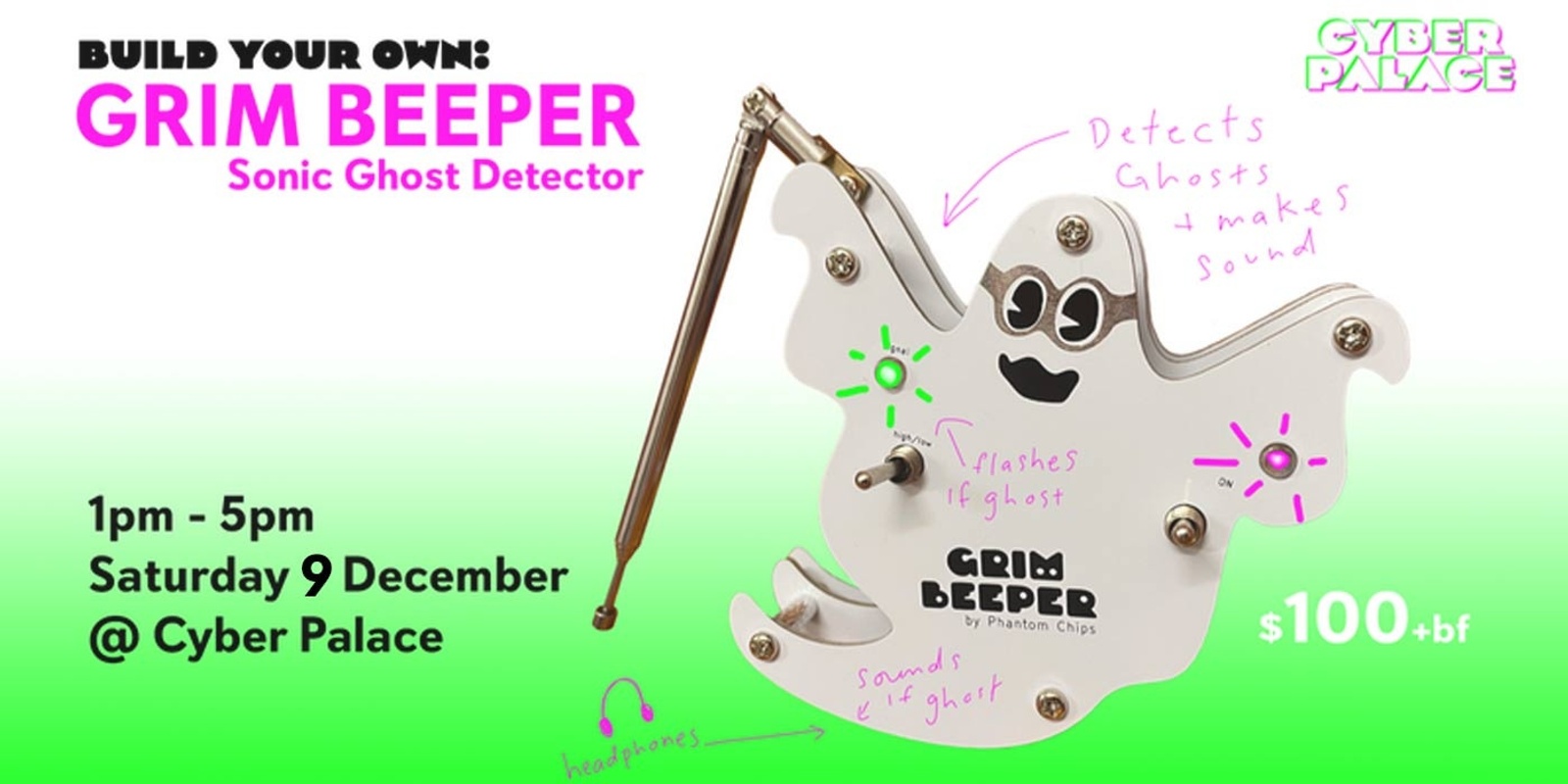 Banner image for Build a Sonic Ghost Detector 