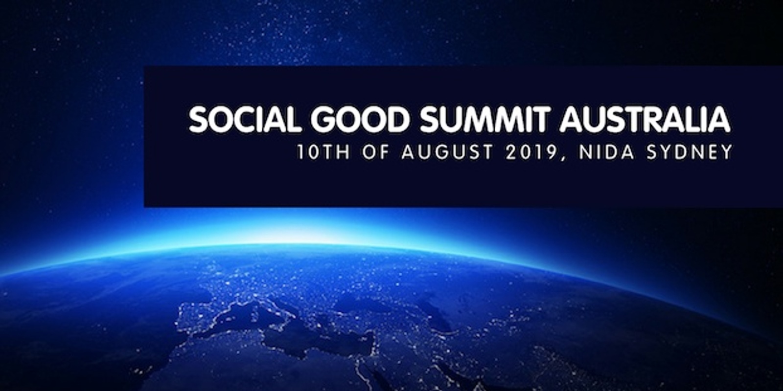 Banner image for Social Good Summit Australia 2019