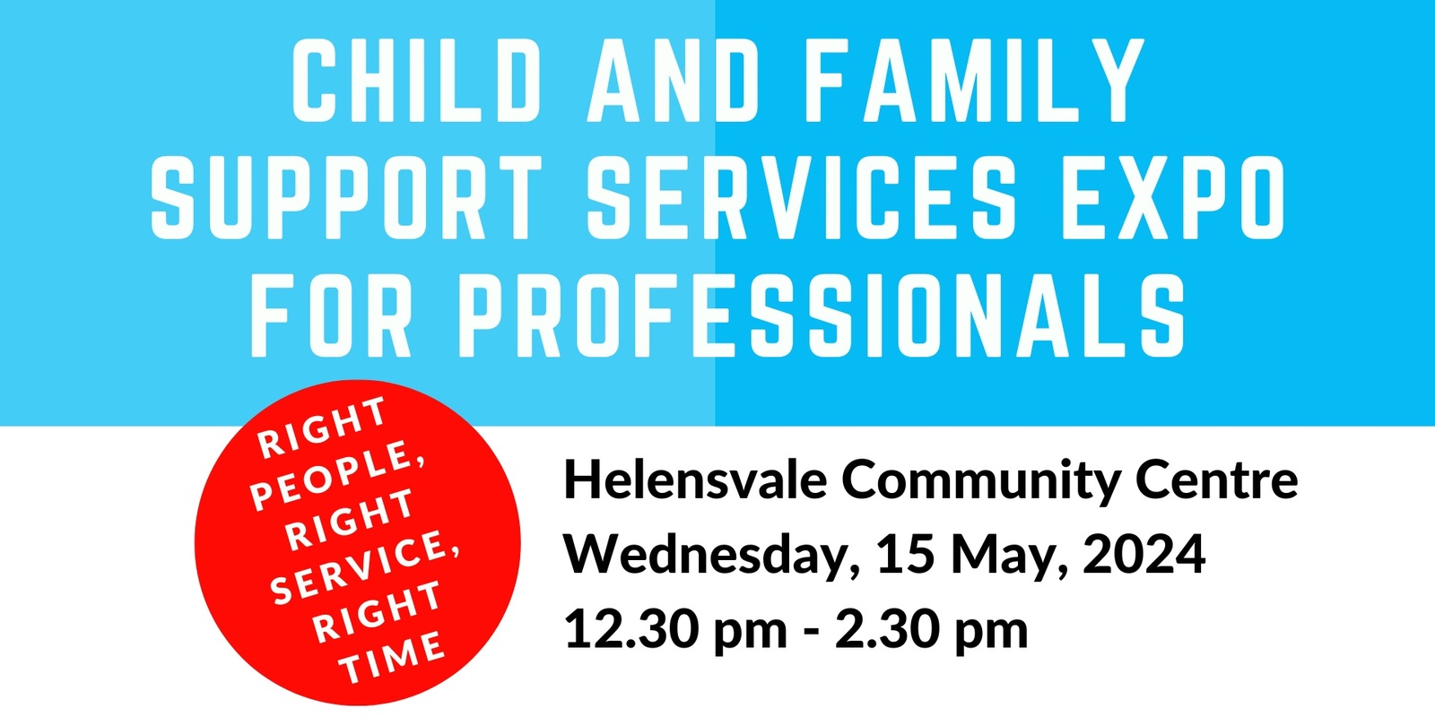 Banner image for 2024 GC Child and Family Services Expo for Professionals - Helensvale