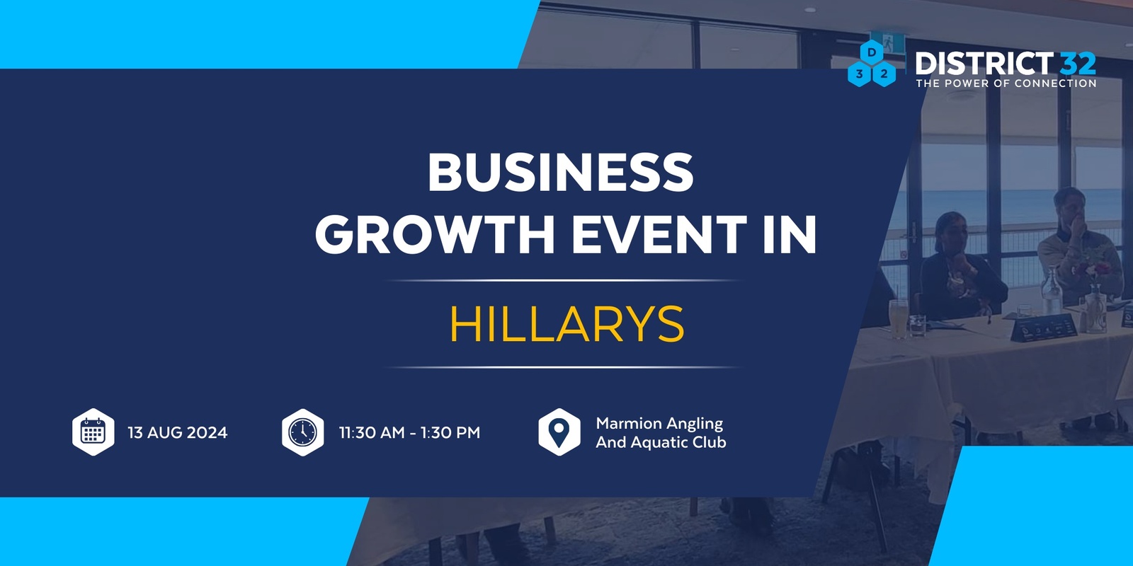 Banner image for District32 Business Networking Perth – Hillarys - Tue 13 Aug