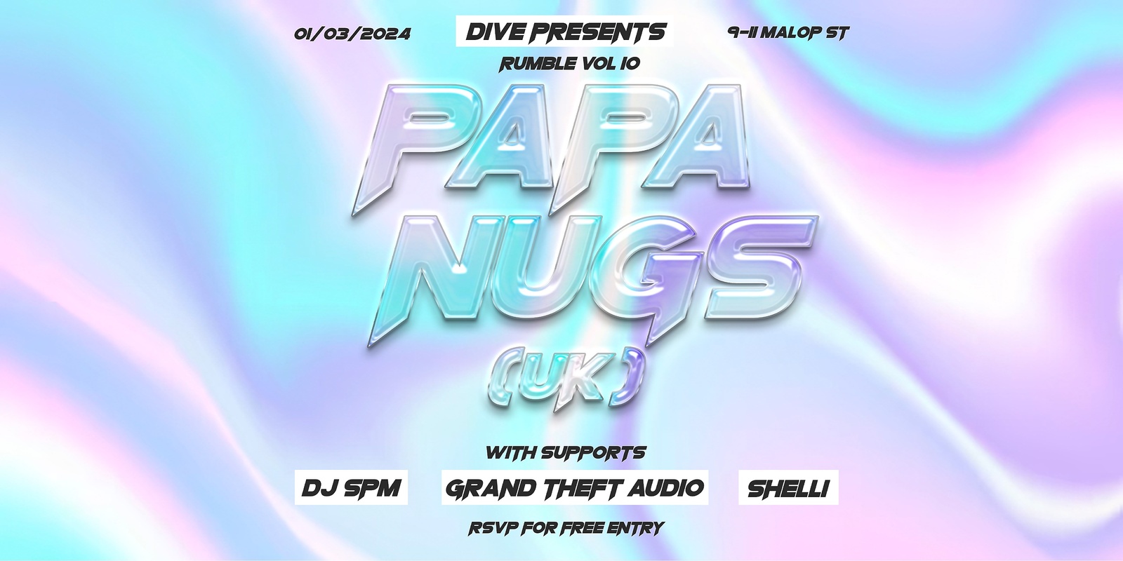 Banner image for Dive Presents: Rumble X w/ Papa Nugs [RSVP for Free Entry]