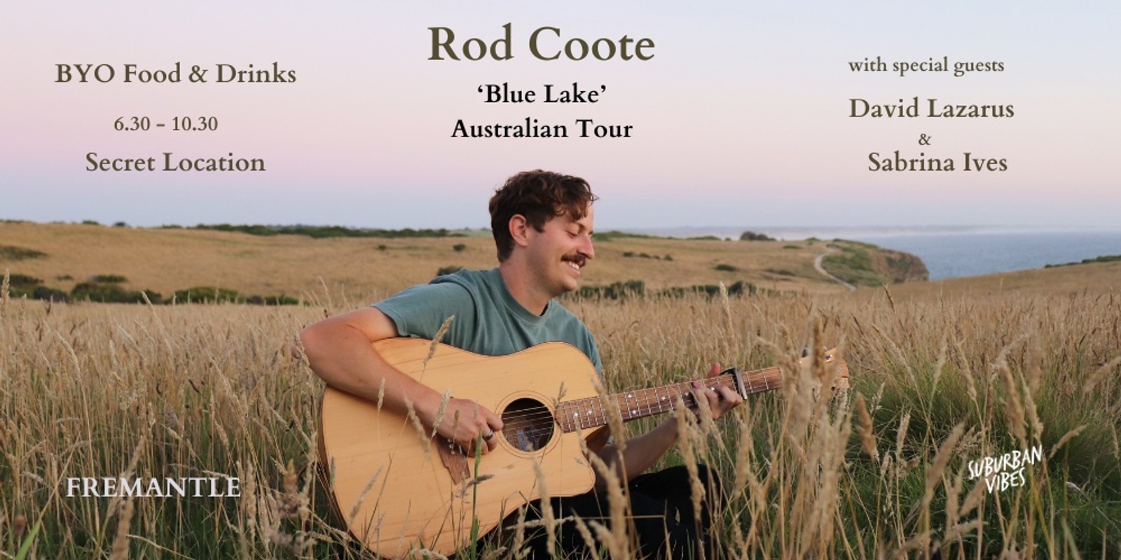 Banner image for Suburban Vibes Presents - Rod Coote w/ Guests David Lazarus & Sabrina Ives