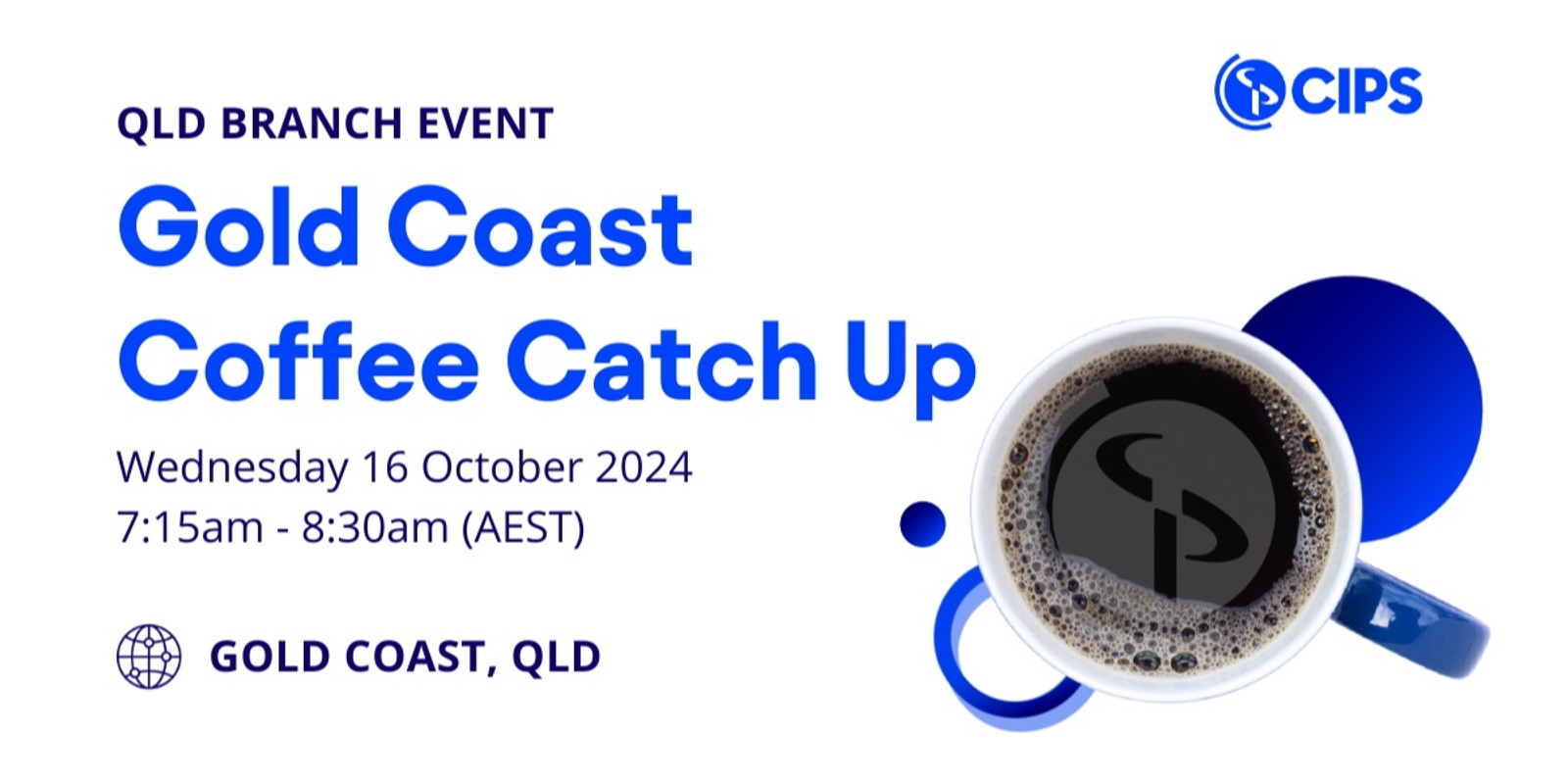 Banner image for QLD Branch - Gold Coast Coffee Catch Up 