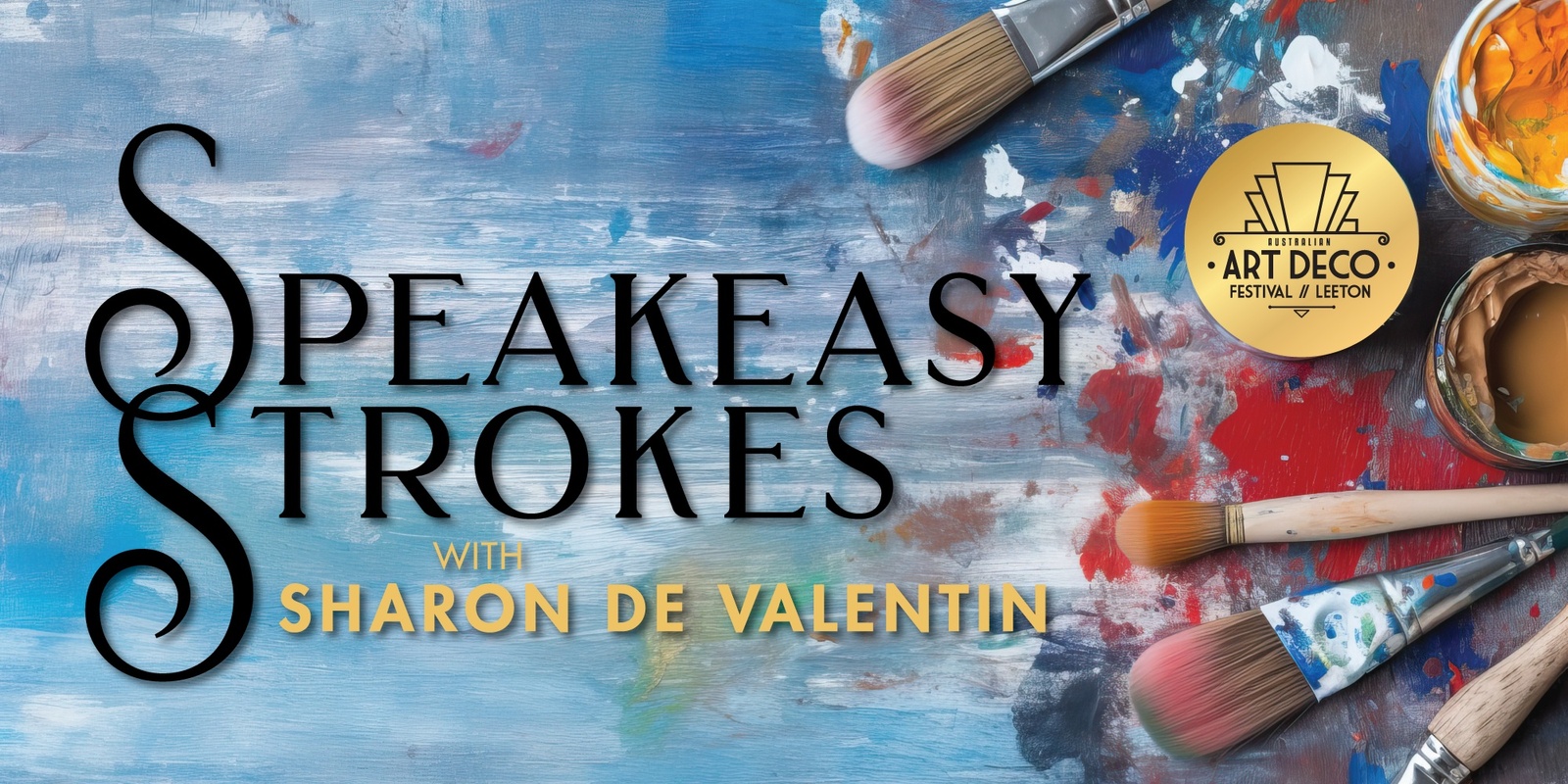 Banner image for Speakeasy Strokes with Sharon De Valentin