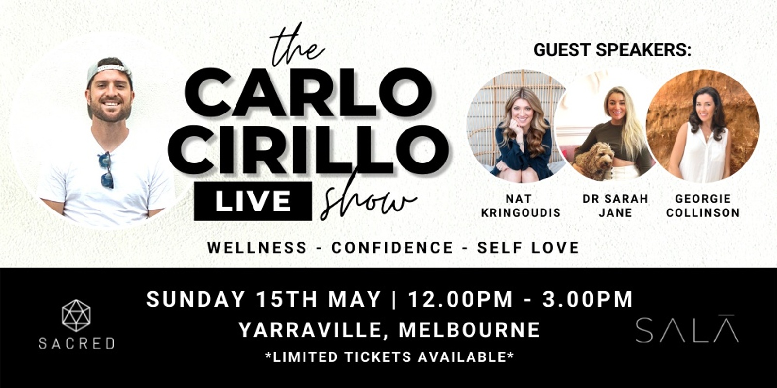 Banner image for The Carlo Cirillo LIVE Show - Womens Wellness, Confidence & Self Love