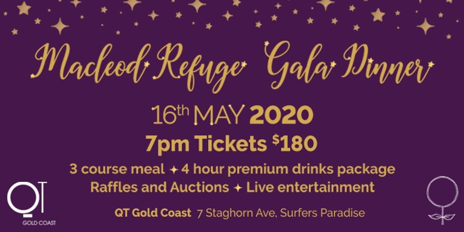 Banner image for Macleod Refuge Gala Dinner