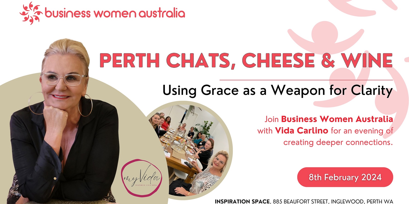 Banner image for BWA Perth, Chats, Cheese and Wine: Using Grace as a Weapon for Clarity