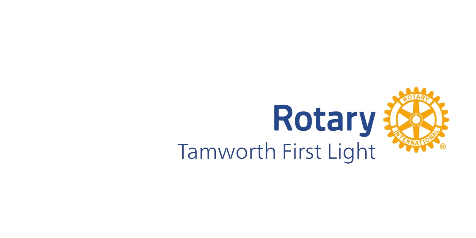 Rotary Club Tamworth First Light's banner