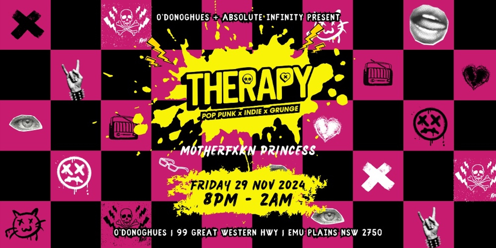 Banner image for THERAPY Pop Punk at O'Donoghues