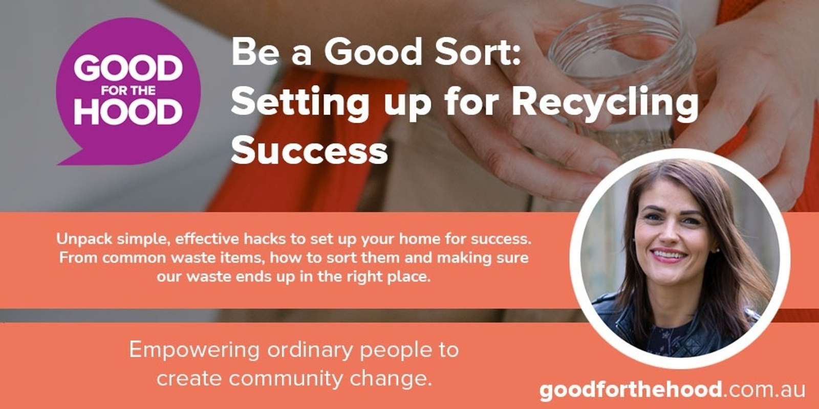 Banner image for Be a Good Sort; Setting Up for Recycling Success