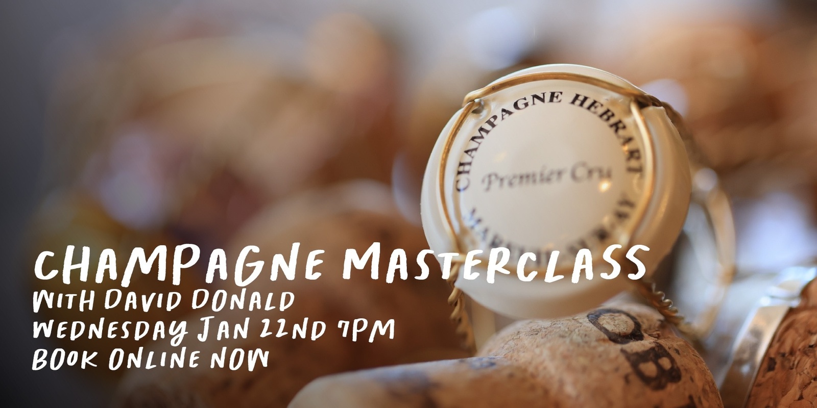 Banner image for Champagne Masterclass with David Donald