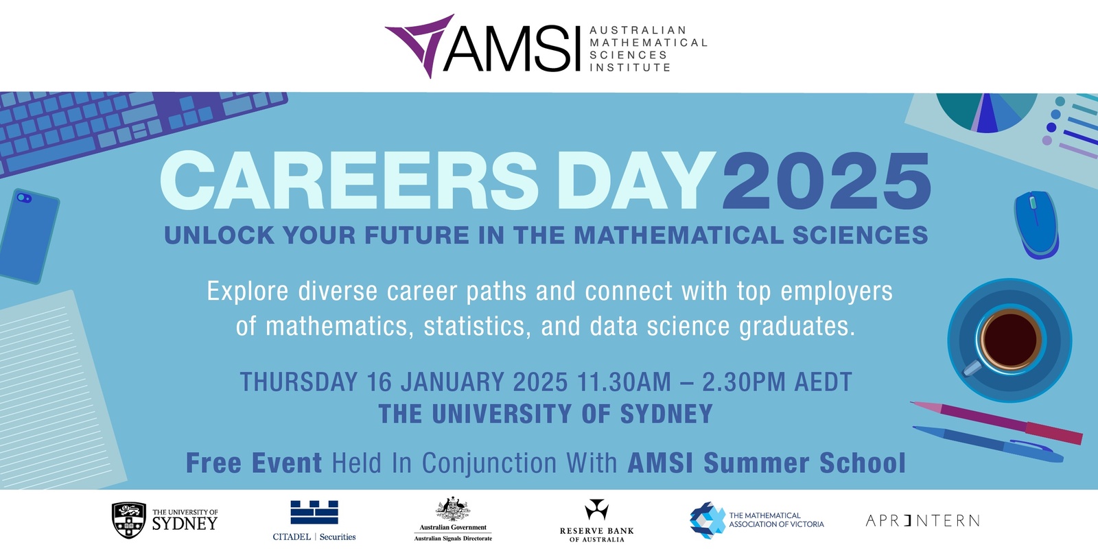 Banner image for AMSI Careers Day 2025