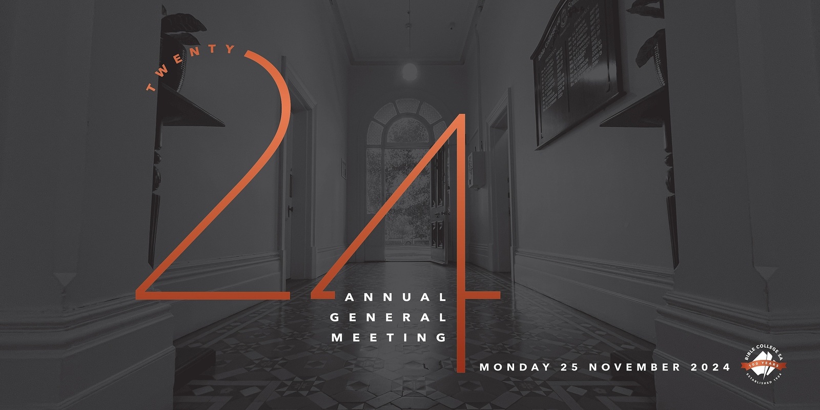 Banner image for Bible College SA's Annual General Meeting (AGM) 2024