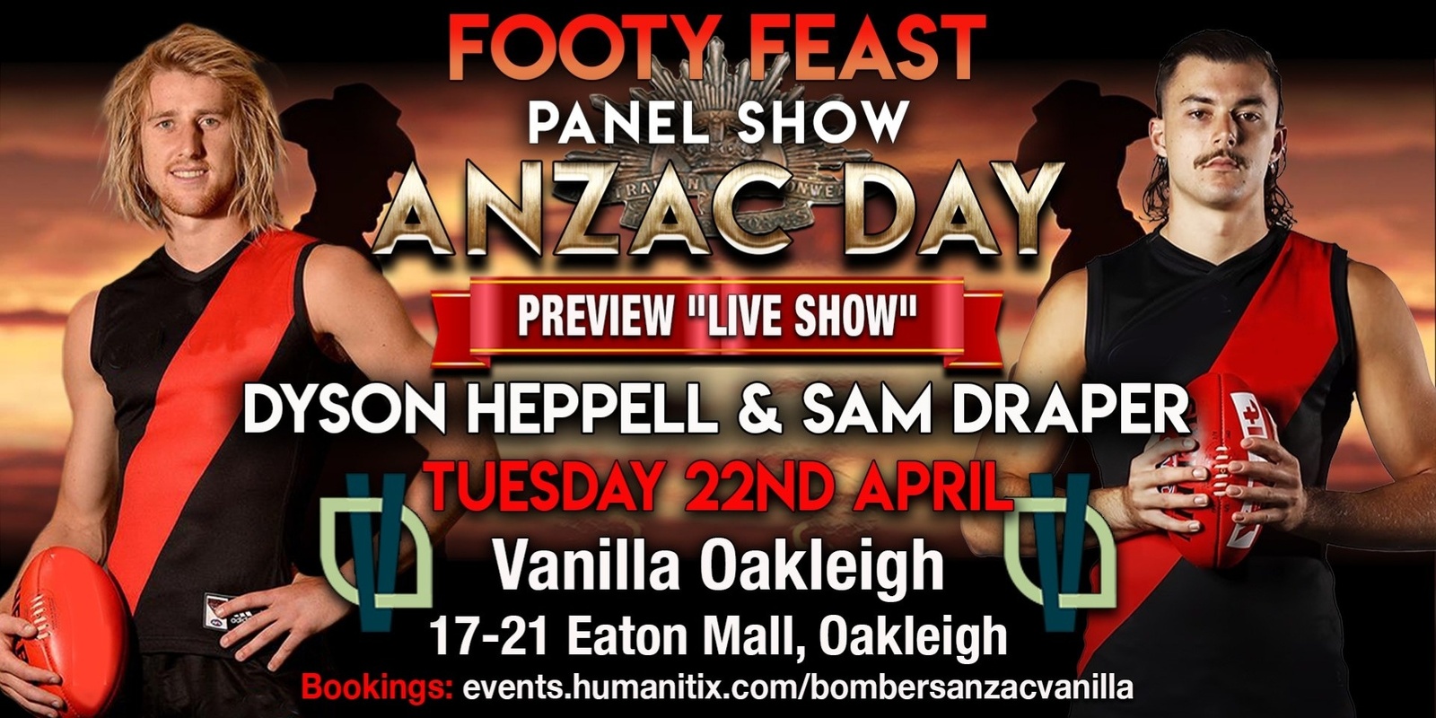 Banner image for Anzac Day Preview "Live Show"