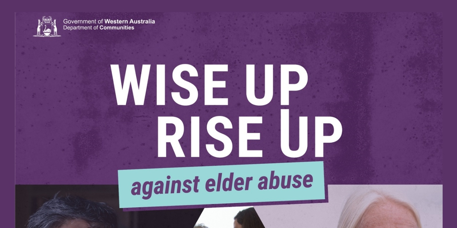 Banner image for Wise Up, Rise Up against Elder Abuse
