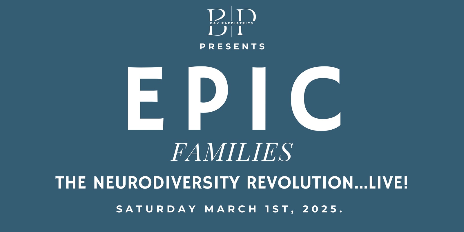 Banner image for EPIC Families LIVE