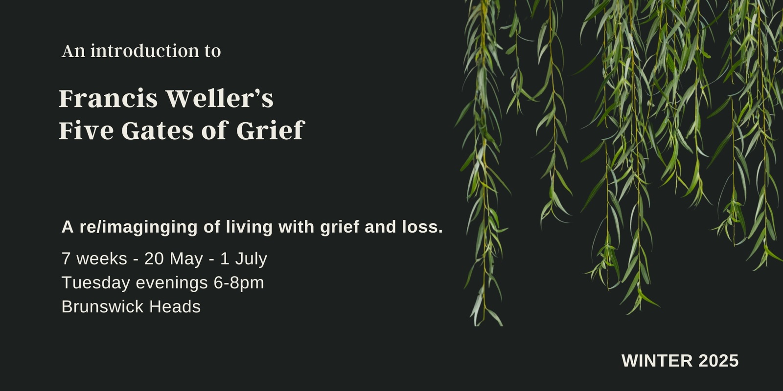Banner image for An Introduction to Francis Weller's Five Gates of Grief - WINTER 2025