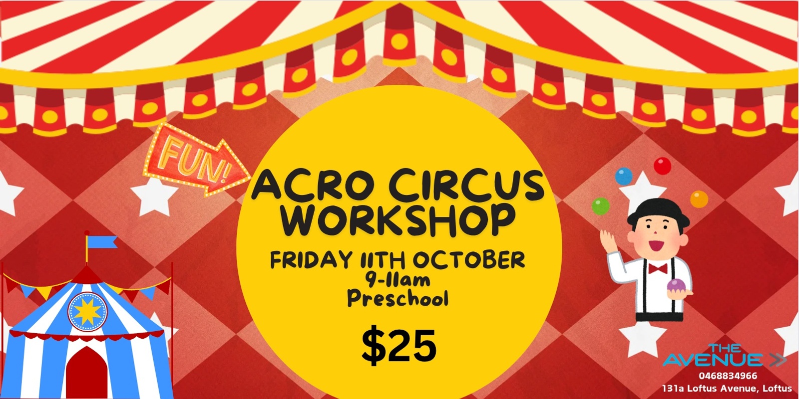 Banner image for Acro Circus Workshop - Preschool