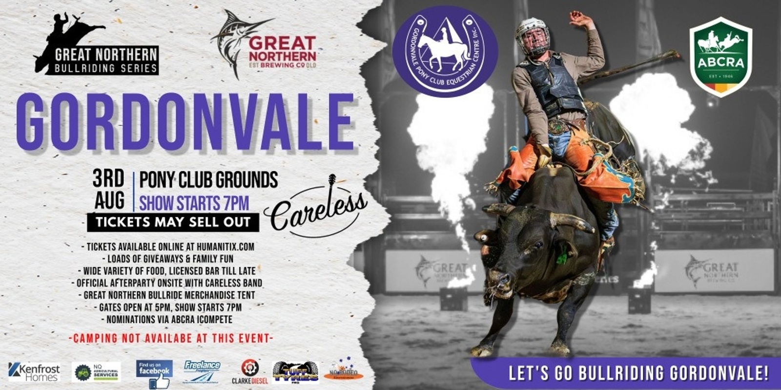 Banner image for Great Northern Bullriding Series | GORDONVALE
