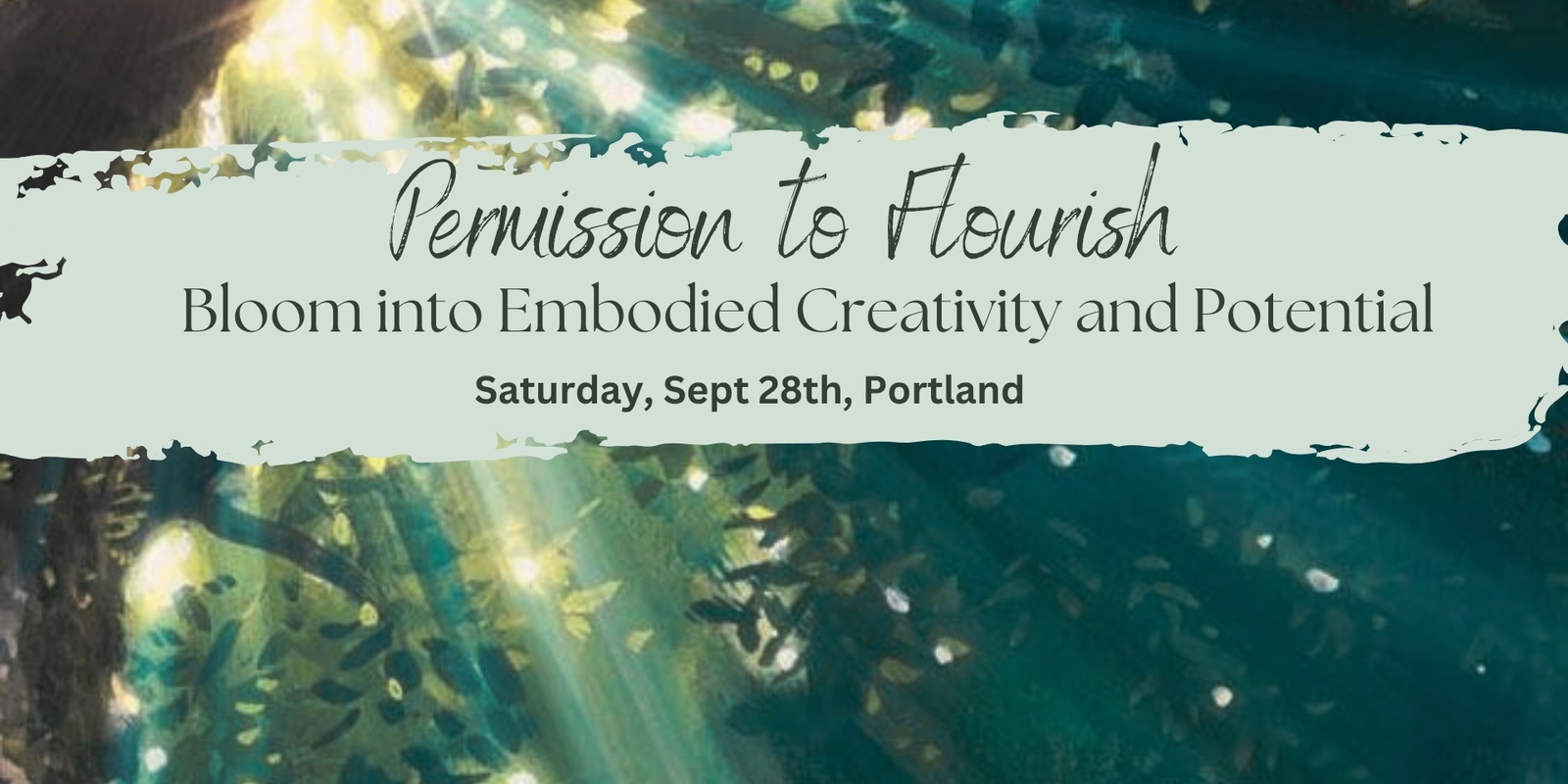 Banner image for Permission to Flourish: Bloom into Embodied Creativity and Potential