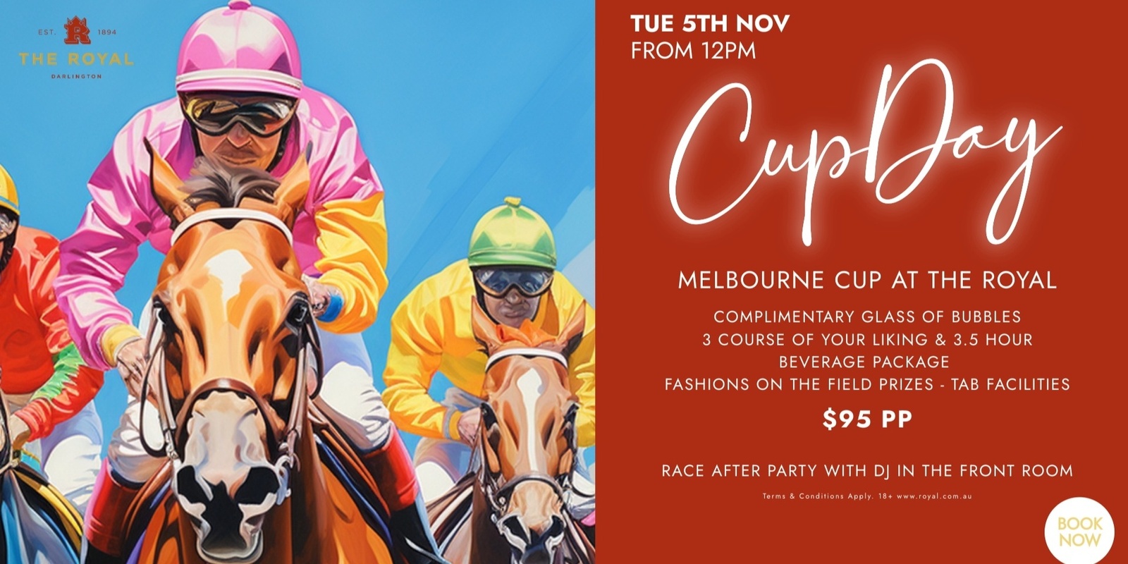 Banner image for Melbourne Cup Luncheon at The Royal Darlington!