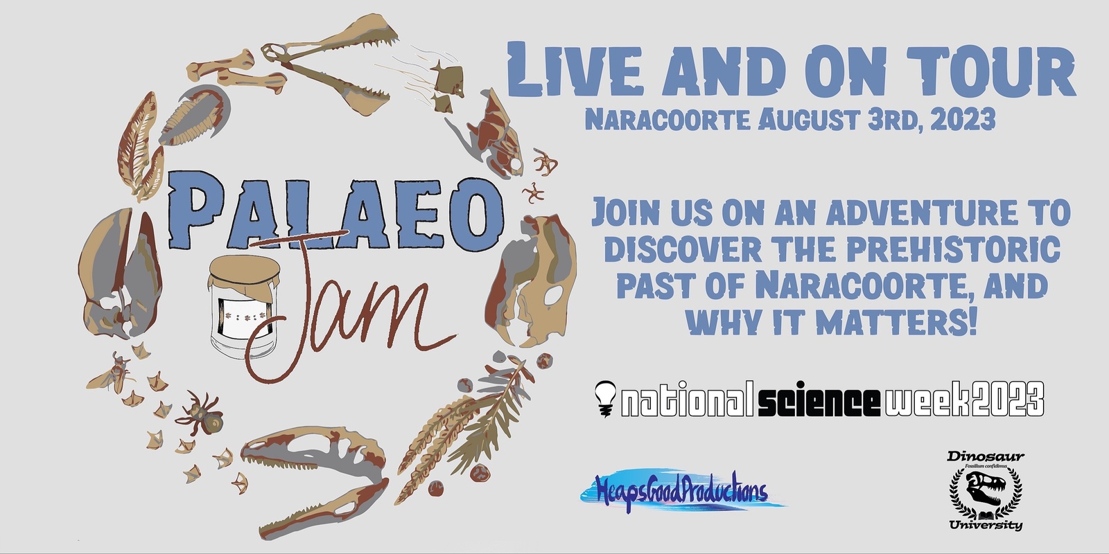 Banner image for Palaeo Jam- Live in Naracoorte