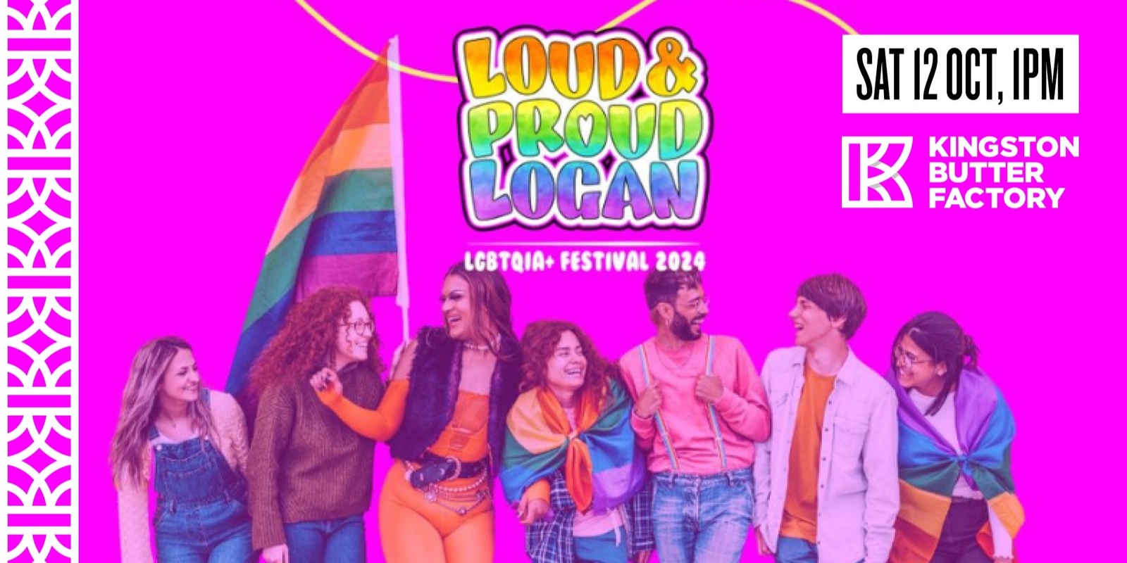 Loud and Proud Logan's banner