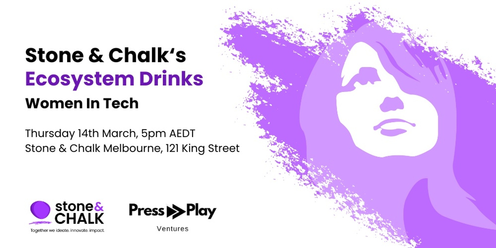 Banner image for Stone & Chalk's Ecosystem Drinks: Women In Tech