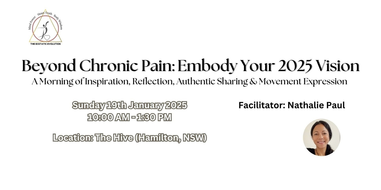 Banner image for Beyond Chronic Pain: Embody Your 2025 Vision