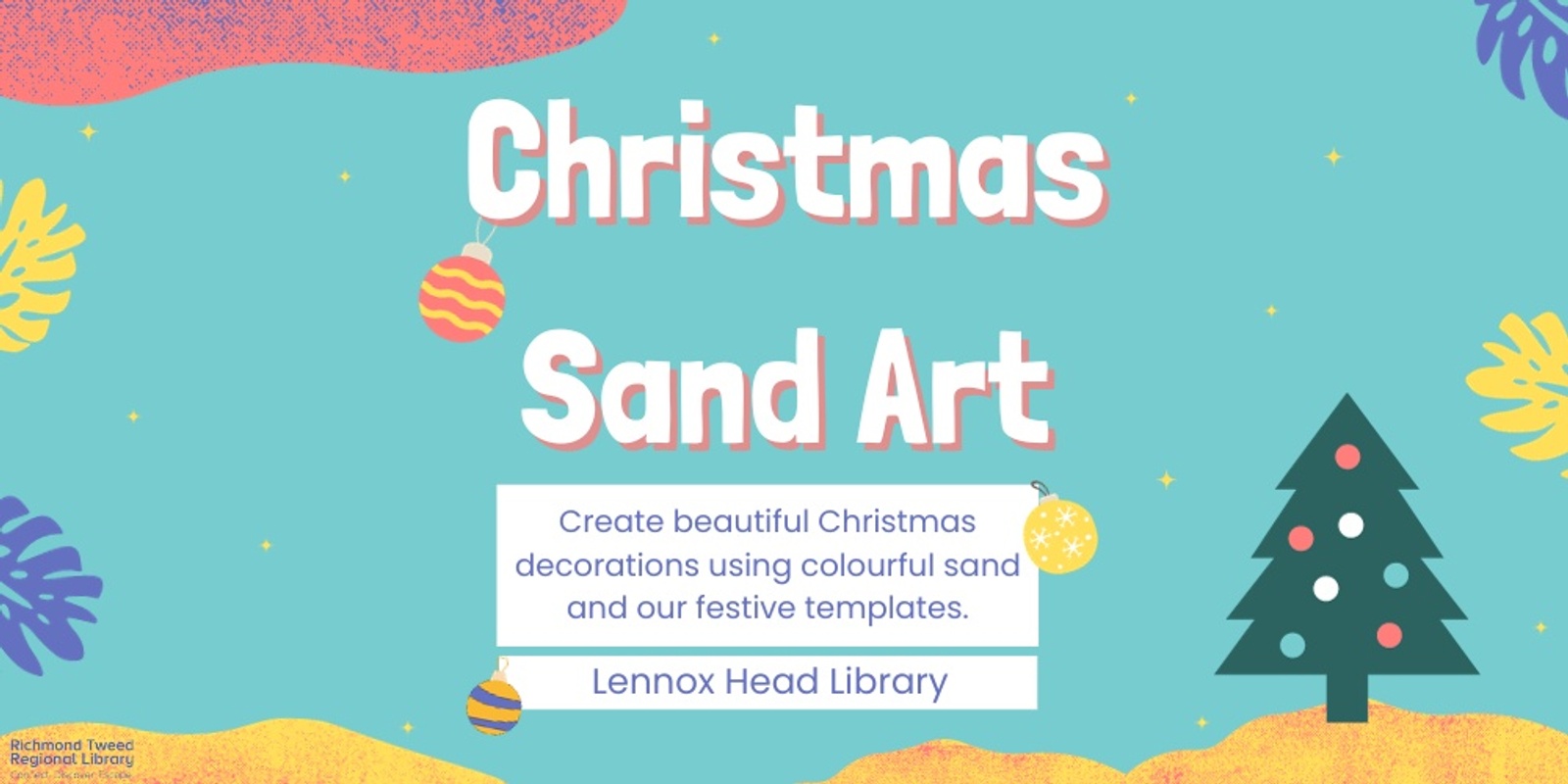 Banner image for Lennox Library - Christmas Sand Art