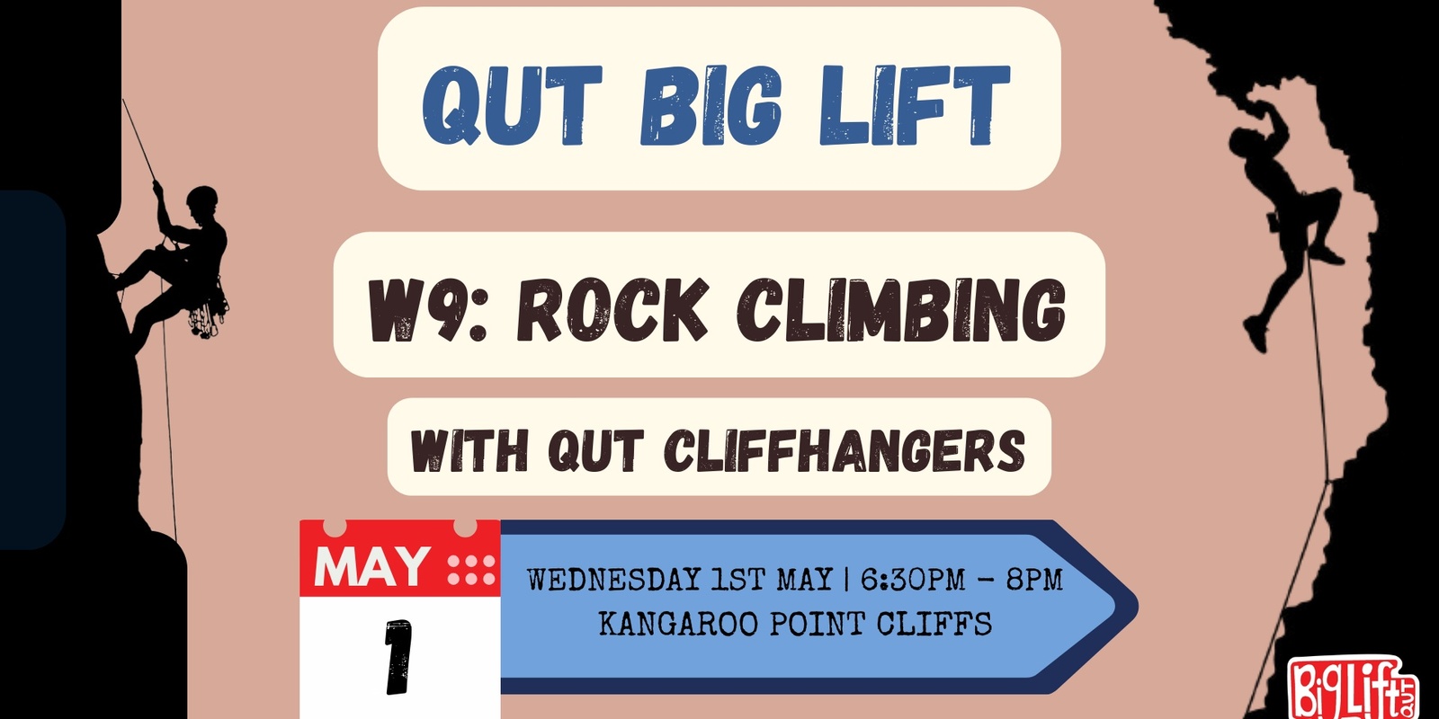 Banner image for W9: Rock climbing with QUT Cliffhangers