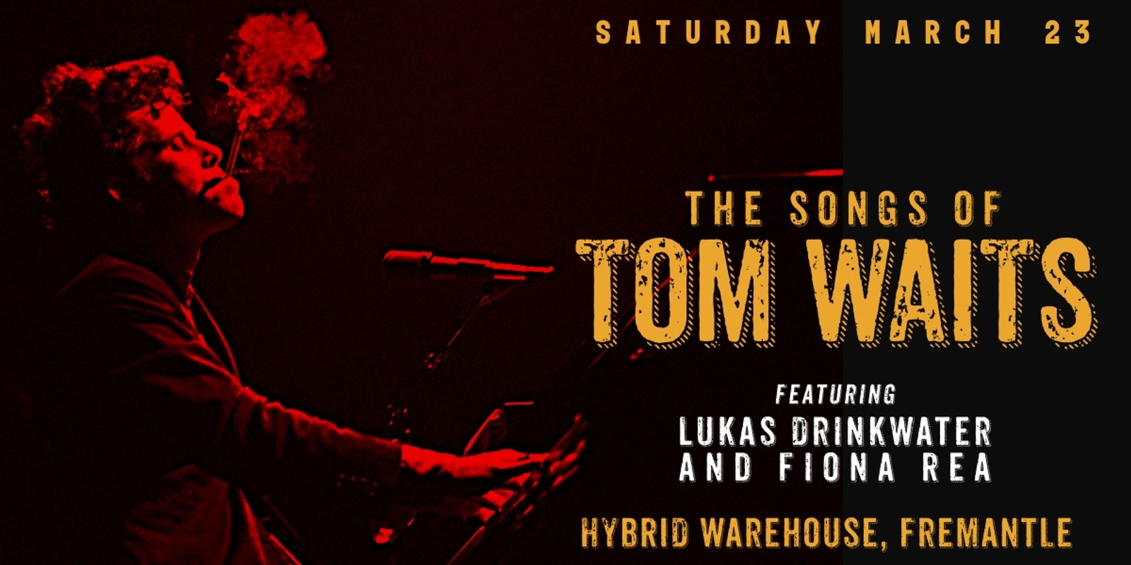 Banner image for The Songs of Tom Waits: Fiona Rea & Lukas Drinkwater