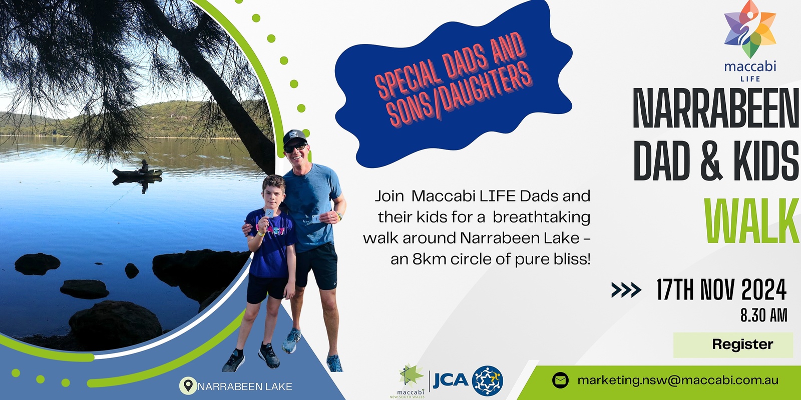 Banner image for Maccabi LIFE - Fathers and Kids Narrabeen Walk