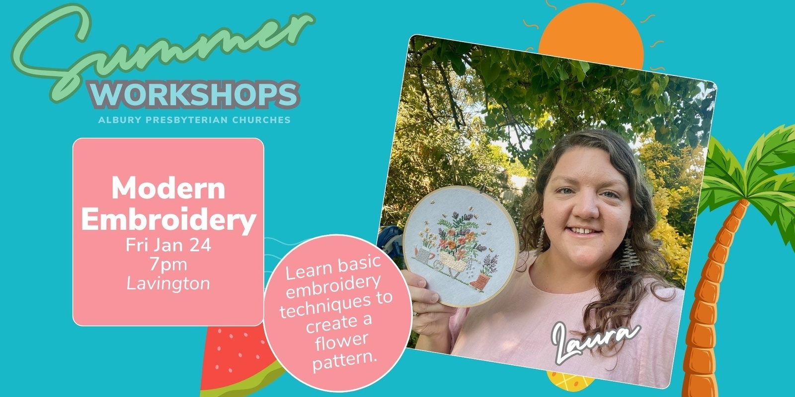 Banner image for Modern Embroidery Workshop