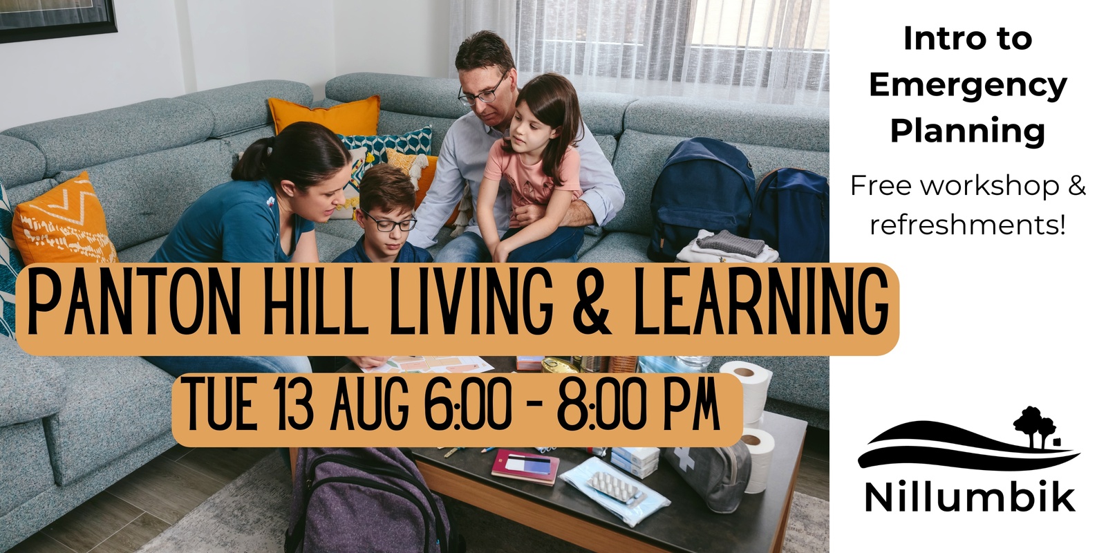 Banner image for Intro to Emergency Planning Workshop - Panton Hill Living & Learning