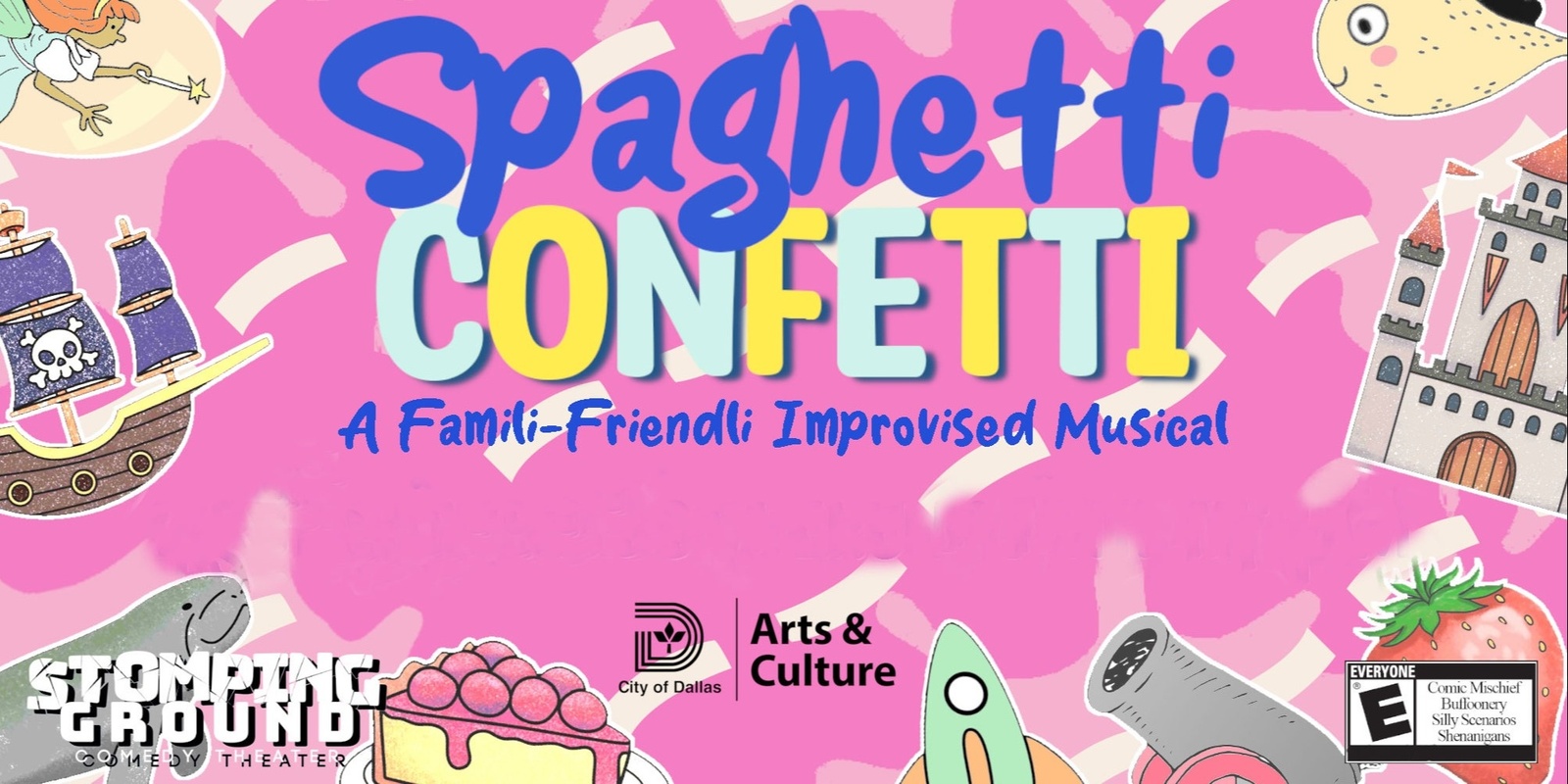 Banner image for Spaghetti Confetti: A Famili-Friendli Improvised Musical