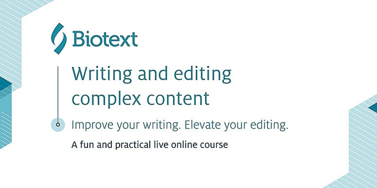 Banner image for Writing and editing complex content