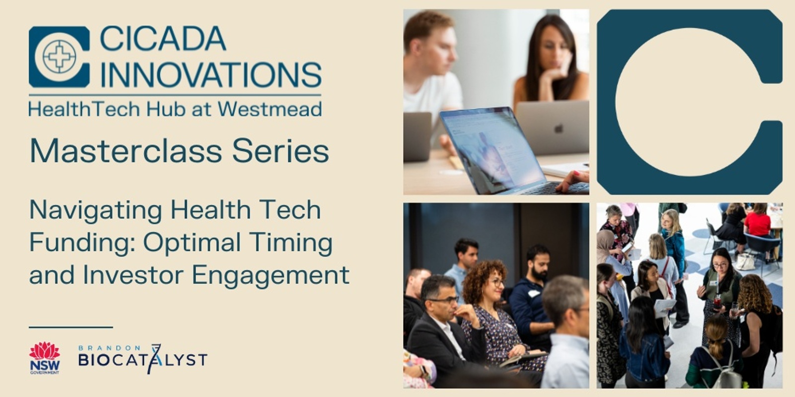 Banner image for HealthTech Hub Masterclass: Navigating Health Tech Funding