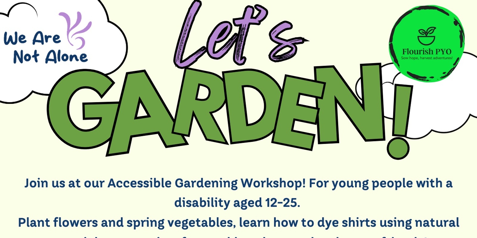 Banner image for Let's Garden: Accessible Youth Gardening Workshop 🌻