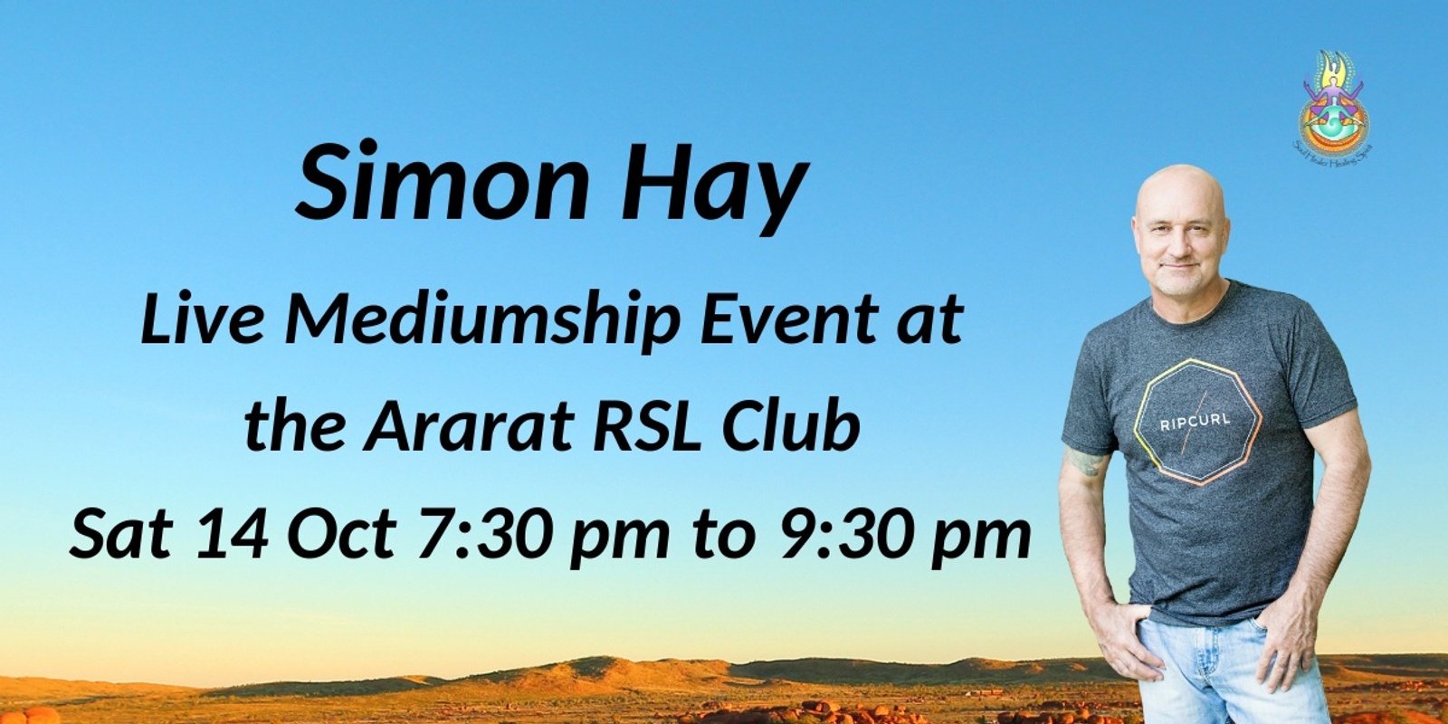 Banner image for Aussie medium, Simon Hay at the Ararat RSL